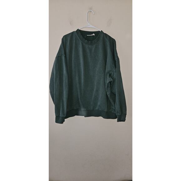 Green Womens Weekday Crewneck Sweatshirt M - Picture 1 of 4